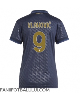 Juventus Dusan Vlahovic #9 Tricou Fotbal Replică 2024-25 Femei Treilea
